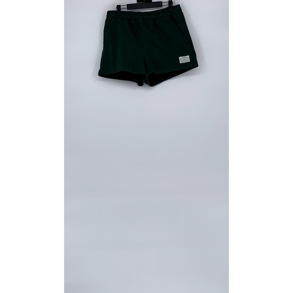 MUTTONHEAD Unisex Adult Forest Green Drawstring Casual Shorts SZ M
